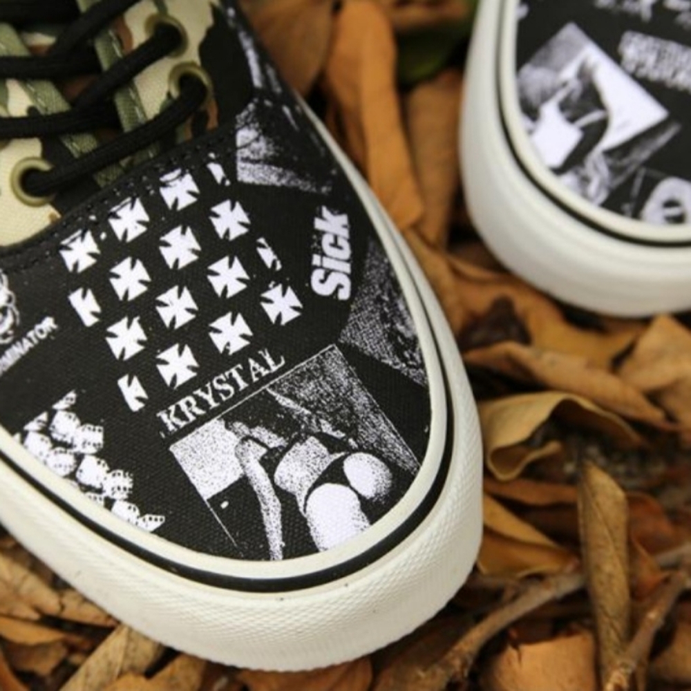 Vans X Syndicate Authentic "S" China Girl Summer Vintage Vans - Picture 3 of 9